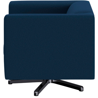 Artikelbild 2 für DOMO Collection Sessel BOB blau silber Stoff 72,0 cm 75,0 cm, 1 St., Artikelnummer 764591