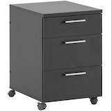 Artikelbild 1 für MÖBELPARTNER 1500 Rollcontainer anthrazit 3 Auszüge 41,0 x 49,6 x 60,0 cm, Artikelnummer 184053