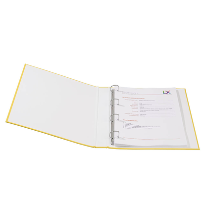 Artikelbild 4 für VELOFLEX Basic Ringbuch 4-Ringe gelb 4,0 cm DIN A4, 1 St., Artikelnummer 408589