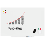 Artikelbild 1 für rocada Whiteboard PRO Skin 75,0 x 100,0 cm weiß spezialbeschichteter Stahl, Artikelnummer 550036