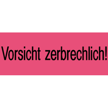 Artikelbild für HERMA Warnetiketten 6758 rot »Vorsicht zerbrechlich!« 39,0 x 118,0 mm, 1.000 Etiketten , Artikelnummer 536944