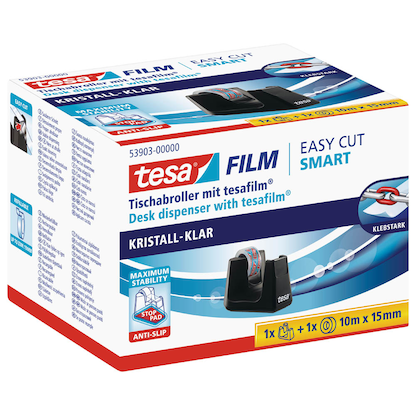 Artikelbild 3 für tesa Tischabroller Easy Cut® Smart schwarz, Artikelnummer 743401