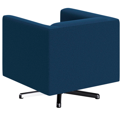 Artikelbild 4 für DOMO Collection Sessel BOB blau silber Stoff 72,0 cm 75,0 cm, 1 St., Artikelnummer 764591