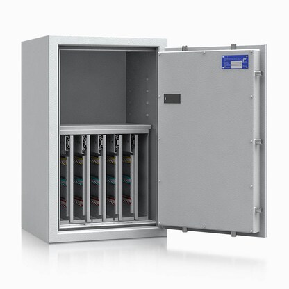 Artikelbild für ISS safe4key Schlüsseltresor lichtgrau mit 280 Haken, Elektronikschloss, 50,0 x 42,0 x 80,0 cm, 1 St., Artikelnummer 849792