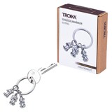 Artikelbild 1 für TROIKA® Schlüsselanhänger THREE MONKEYS silber, Artikelnummer 666158