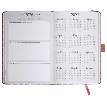 Artikelbild 5 für SIGEL Buchkalender Jolie 2026 altrosa, 1 St., Artikelnummer 568729
