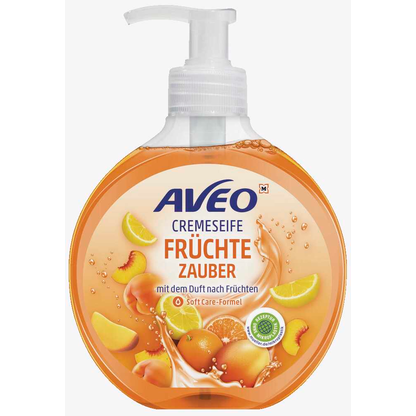 Artikelbild für AVEO CREMESEIFE FRUECHTEZAUBER Flüssigseife im Spender 500 ml, Artikelnummer 976783