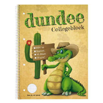 Artikelbild 2 für dundee Collegeblöcke kariert DIN A4 Innenrand, 5 Blöcke, Artikelnummer 437053