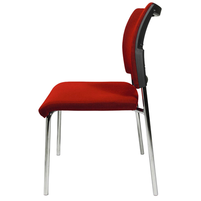 Artikelbild 6 für Topstar Besucherstühle Visit 10 NV190 G21 rot Stoff, 2 St., Artikelnummer 133160