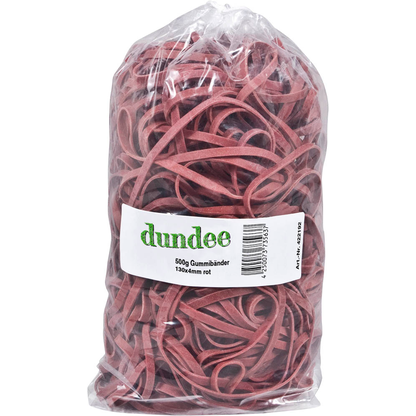 Artikelbild für dundee Gummibänder rot 0,4 cm, Ø 13,0 cm, 500,0 g, Artikelnummer 422192