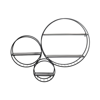 Artikelbild 3 für HAKU Möbel Wandregale-Set schwarz 90,0 x 15,0 x 73,0 cm, 1 St., Artikelnummer 491573