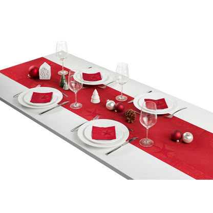 Artikelbild 3 für PAPSTAR Tischläufer Rising Star 88167 rot 40,0 cm x 24,0 m, 1 St., Artikelnummer 932133
