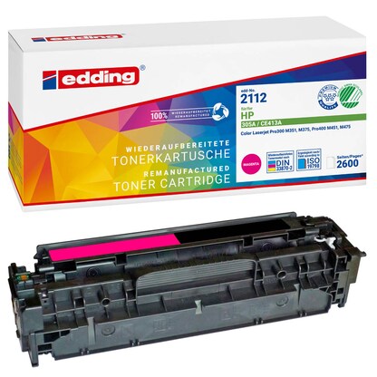 Artikelbild für edding EDD-2112 magenta Toner kompatibel zu HP 305A (CE413A), Artikelnummer 284500