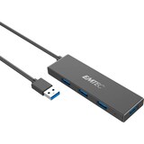 Artikelbild 1 für EMTEC USB-Hub T620A Type-A Classic 4-fach schwarz, Artikelnummer 530778