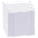 Artikelbild 1 für folia Zettelbox LUXBOX transparent inkl. 800 Notizzettel weiß, 1 St., Artikelnummer 489361