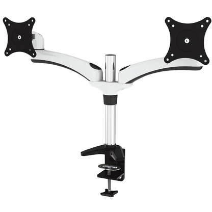Artikelbild für JENIMAGE Monitor-Halterung JI-ME220TK JI-ME220TK schwarz, weiß für 2 Monitore, Tischklemme, Artikelnummer 233371