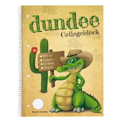 Artikelbild 2 für dundee Collegeblöcke liniert DIN A4 Innenrand, 5 Blöcke, Artikelnummer 437087