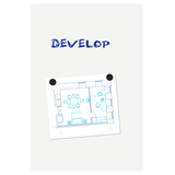 Artikelbild 1 für Legamaster Whiteboard BOARD-UP 75,0 x 50,0 cm weiß lackierter Stahl, Artikelnummer 798862