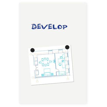 Artikelbild für Legamaster Whiteboard BOARD-UP 75,0 x 50,0 cm weiß lackierter Stahl, Artikelnummer 798862