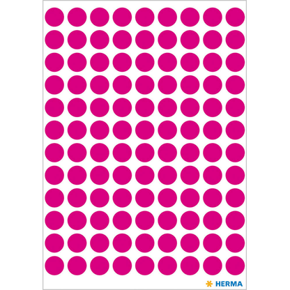 Artikelbild 2 für HERMA Klebepunkte 1836 pink Ø 8,0 mm, 10x 540 St., Artikelnummer 901715