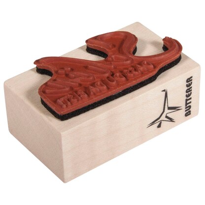 Artikelbild 2 für Rayher Motivstempel Schön DASS DU DA BIST! 3,0 x 5,0 cm, 1 St., Artikelnummer 151573