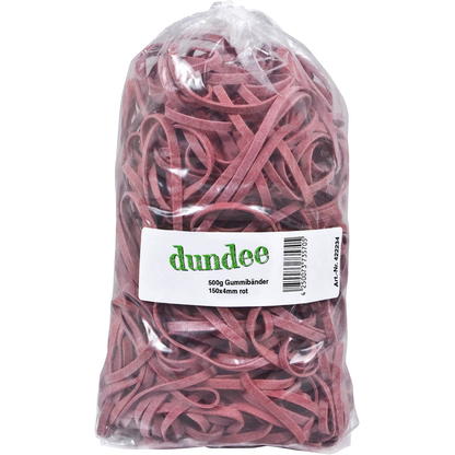 Artikelbild für dundee Gummibänder rot 0,4 cm, Ø 15,0 cm, 500,0 g, Artikelnummer 422234