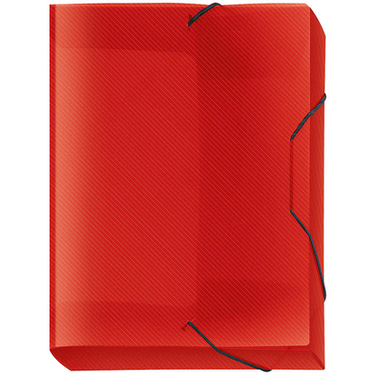 Artikelbild für VELOFLEX Heftbox Crystal 3,0 cm transparent rot, 1 St., Artikelnummer 337693