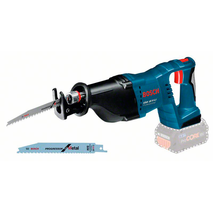 Artikelbild für AKTION: BOSCH Professional GSA 18V-LI Akku-Säbelsäge 18,0 V, ohne Akku mit Prämie nach Registrierung, Artikelnummer 199853