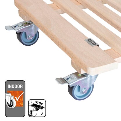 Artikelbild 6 für WAGNER® design yourself Pflanzenroller GH 0329 Holz hellbraun quadratisch 38,0 x 10,0 cm, 1 St., Artikelnummer 418636