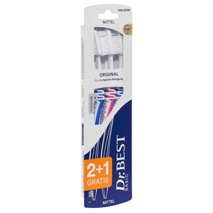 Artikelbild für Dr.Best Zahnbürsten CLASSIC Original, 3 St., Artikelnummer 570178