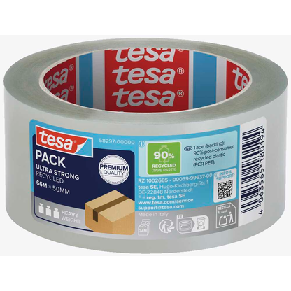 Artikelbild für tesa Packband tesapack® Ultra Strong Recycled transparent 50,0 mm x 66,0 m 1 Rolle, Artikelnummer 847051