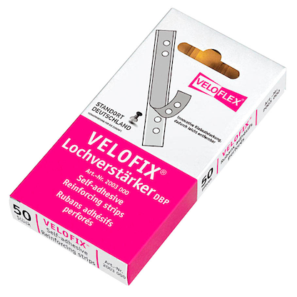 Artikelbild 3 für VELOFLEX Lochverstärker VELOFIX® glasklar, 50 St., Artikelnummer 494518