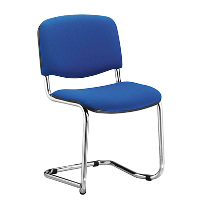 Artikelbild 2 für Nowy Styl Besucherstühle Iso Swing ISO SWING CHROM C6 blau Stoff, 2 St., Artikelnummer 952697