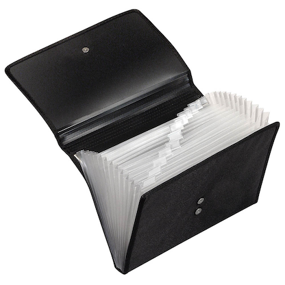 Artikelbild für VELOFLEX Fächermappe 12 Fächer schwarz, 1 St., Artikelnummer 605663