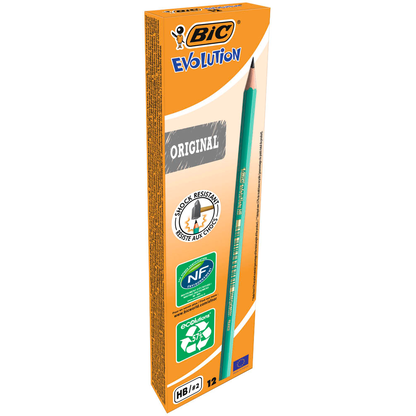 Artikelbild 2 für BIC ECOlutions EVOLUTION 650 Bleistifte HB grün, 12 St., Artikelnummer 820840