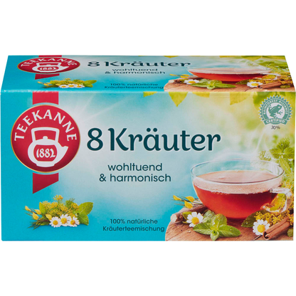 Artikelbild für TEEKANNE 8 Kräuter Tee 20 Portionen, Artikelnummer 851261