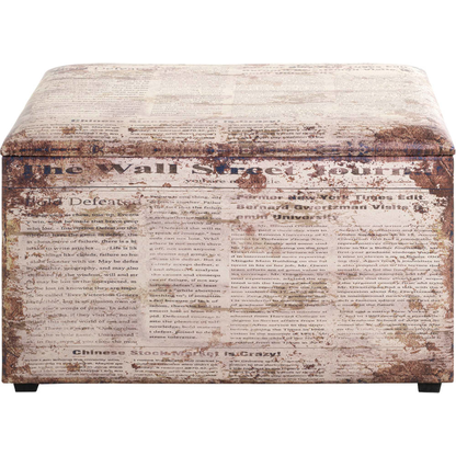 Artikelbild 4 für HAKU Möbel Sitztruhe 25774 Motiv Zeitung Holz 65,0 cm, Artikelnummer 888943