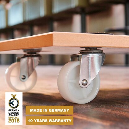Artikelbild 6 für WAGNER® design yourself Transportroller MM 1319 weiß 30,0 x 57,5 x 11,0 cm bis 200,0 kg, Artikelnummer 418697