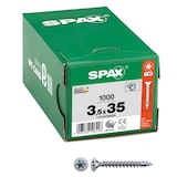 Artikelbild 1 für SPAX® Universalschrauben T20 Senkkopf WIROX 1191010350355 3,5 mm x 35 mm, 1.000 St., Artikelnummer 395206
