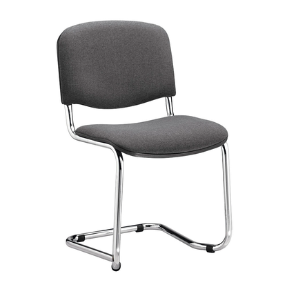 Artikelbild 2 für Nowy Styl Besucherstühle Iso Swing ISO SWING CHROM C38 anthrazit Stoff, 2 St., Artikelnummer 952713