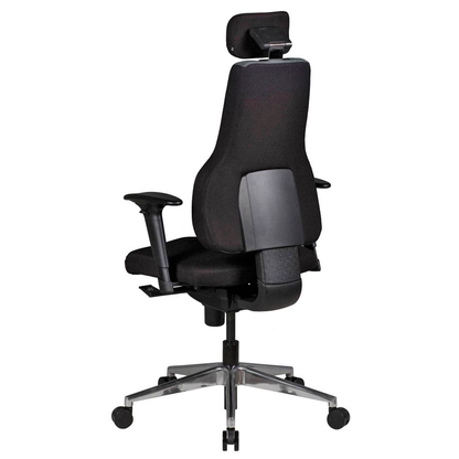 Artikelbild 5 für AMSTYLE Bürostuhl, SPM1.272 Stoff schwarz, Gestell silber, Artikelnummer 975581