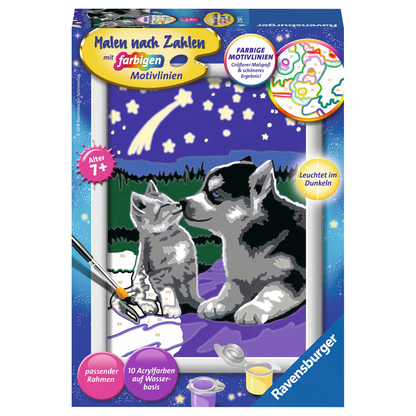 Artikelbild für Ravensburger Malen-nach-Zahlen Hund und Katze mehrfarbig, Artikelnummer 475766
