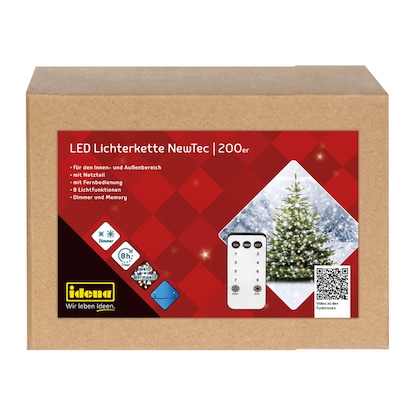 Artikelbild 16 für Idena NewTec 200er LED Lichterkette grün 27,9 m, 1 St., Artikelnummer 761686