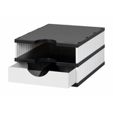 Artikelbild 1 für styro Schubladenbox uno weiß 268-0102.0905S, DIN A4 mit 1 Schublade, 1 St., Artikelnummer 380921