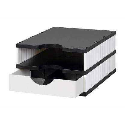 Artikelbild für styro Schubladenbox uno weiß 268-0102.0905S, DIN A4 mit 1 Schublade, 1 St., Artikelnummer 380921