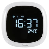Artikelbild 1 für hama Wecker Bora Bora weiß Kunststoff 8,5 x 8,5 cm, Artikelnummer 501191