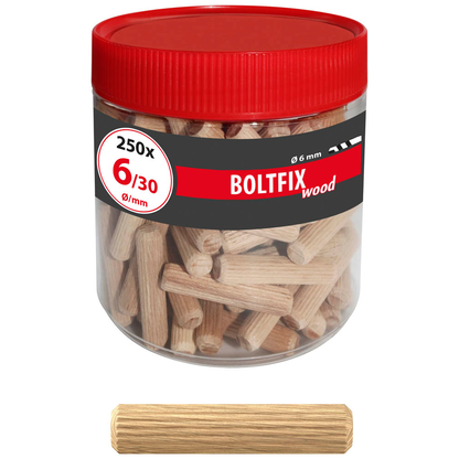 Artikelbild für TOX BOLTFIX wood 015200101 Holzdübel Ø 6 mm x 30 mm, 250 St., Artikelnummer 559999