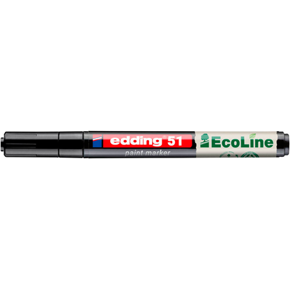 Artikelbild 3 für edding 51 EcoLine Lackmarker schwarz 1,0 - 2,0 mm, 1 St., Artikelnummer 661039