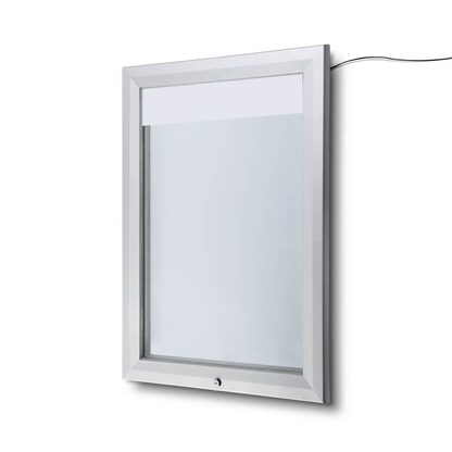 Artikelbild 3 für Showdown® Displays Schaukasten T LED silber 4x DIN A4 58,5 x 4,7 x 86,0 cm, 1 St., Artikelnummer 269151