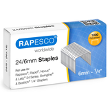 Artikelbild 1 für RAPESCO® Heftklammern 24/6, 1.000 St., Artikelnummer 474864